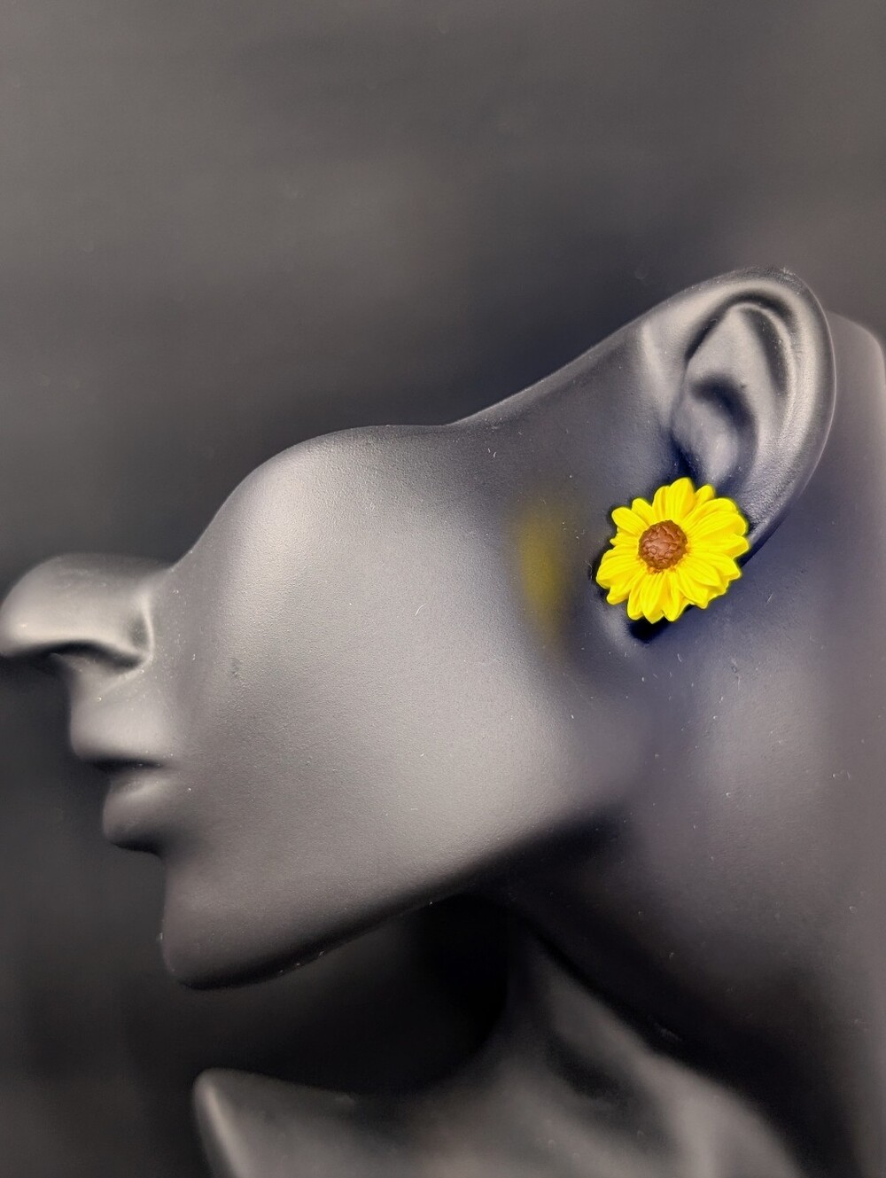 Yellow Daisy Studs